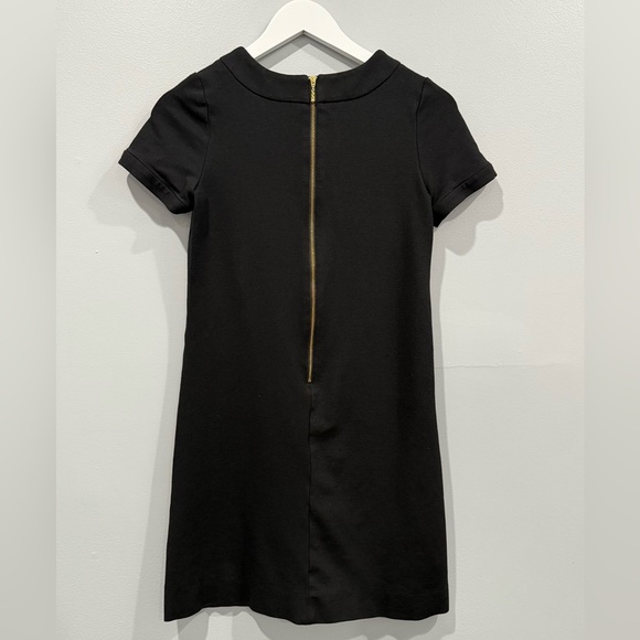 Kate Spade Black Shift Dress with Chain Detail - Size O - Picture 6 of 10